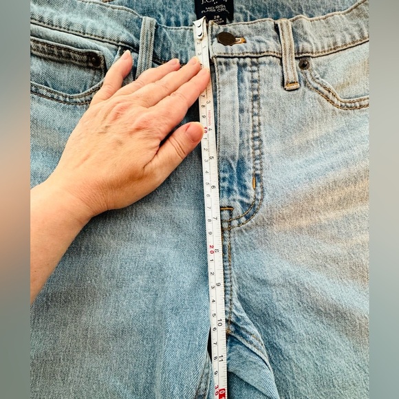 J. Crew Factory Mid Rise Flare Crop Jeans Size 28 - Picture 6 of 10